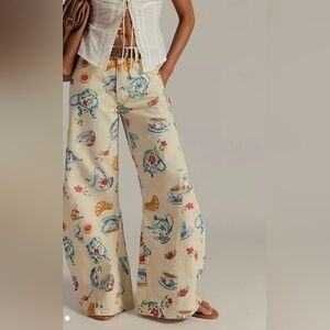 Free People Printed Jeans